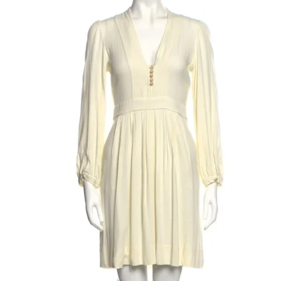 Isabel Marant Neil Crepe Ivory Dress ASO Middleton M US8 FR40 - Picture 4 of 7